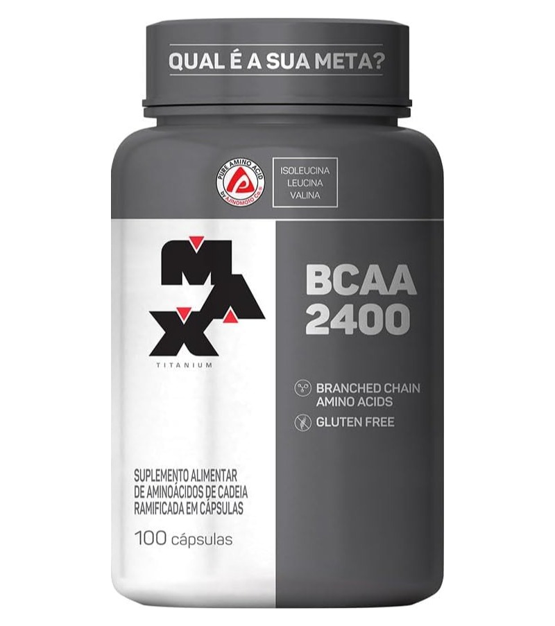 BCAA 2400 Max Titanium 100 Cápsulas