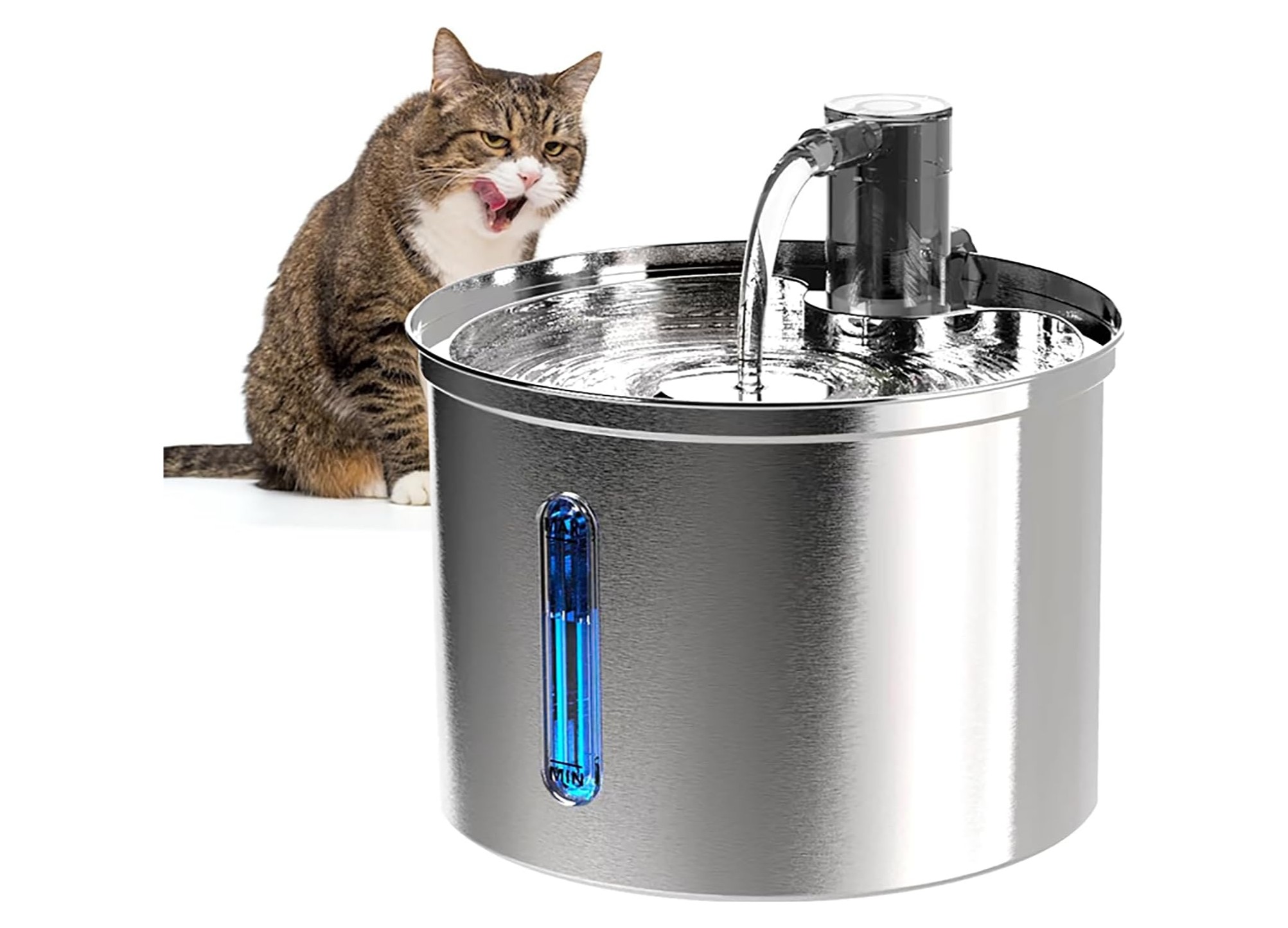 Bebedouro Fonte Água 3L Inox para Pets