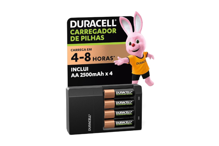 Duracell Carregador de Pilhas Recarregáveis AA/AAA