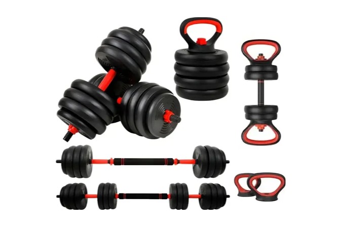 Kit Halter 6 em 1 Musculação Até 20kg Ajustável é Bom? Análise Completa