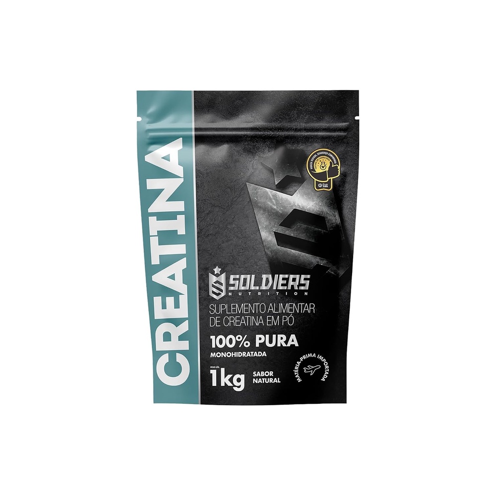 Creatina Soldiers Nutrition 1kg Vale a Pena