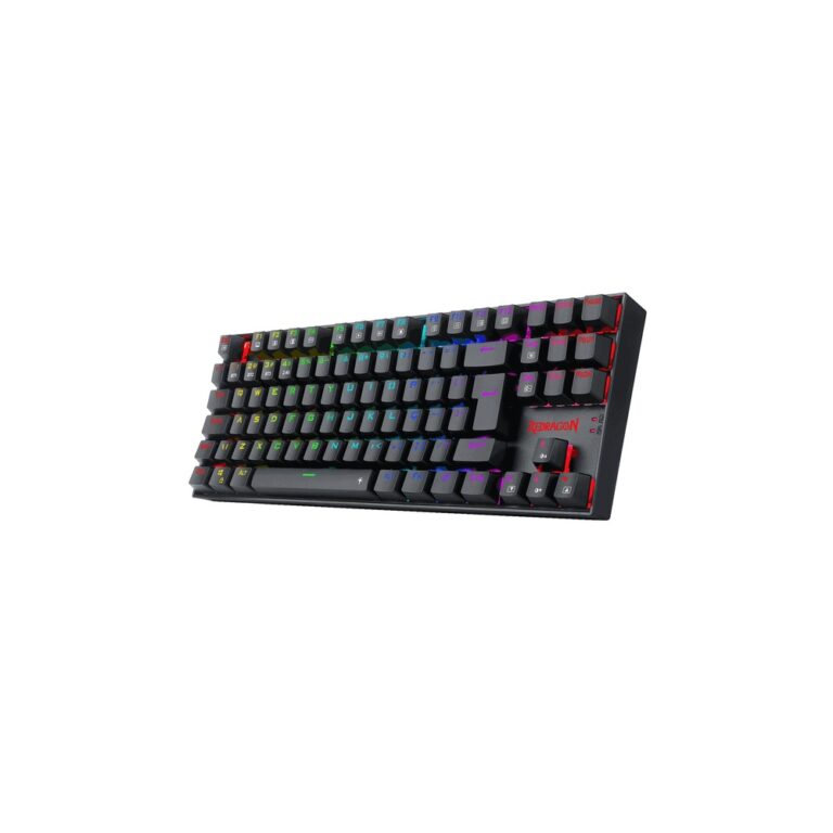 Teclado Mecânico Redragon Kumara em fundo branco