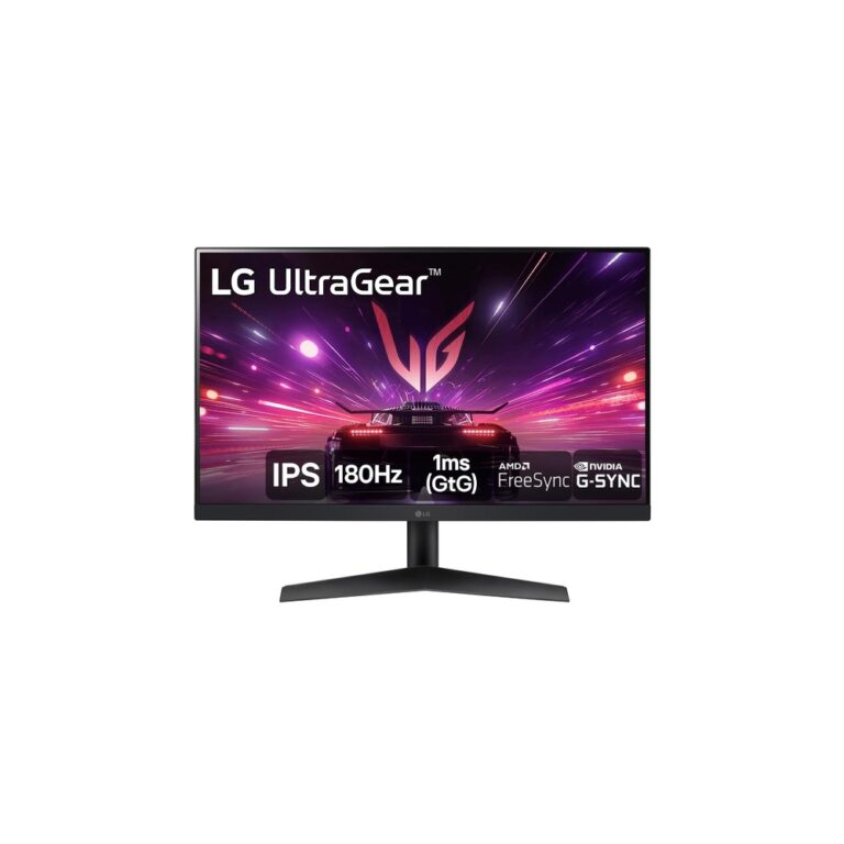Monitor Gamer LG UltraGear 24' em fundo branco